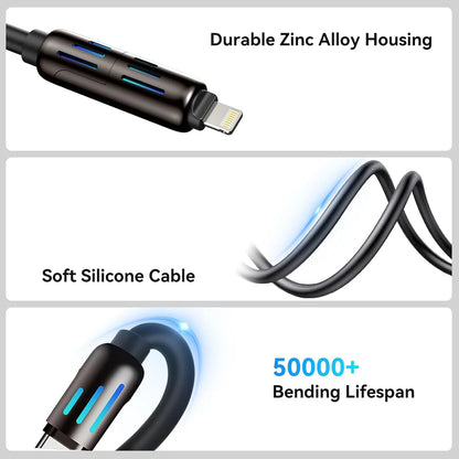 4-in-1 240W Fast Charging Cable