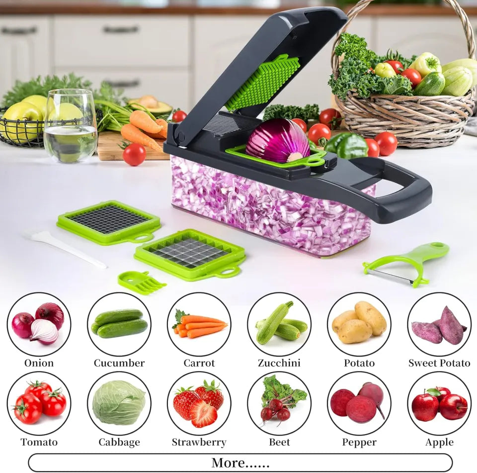 16-in-1 Multifunctional Vegetable Chopper